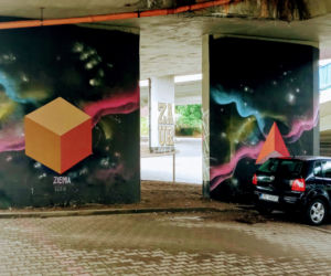 Murale na filarach Trasy Zamkowej