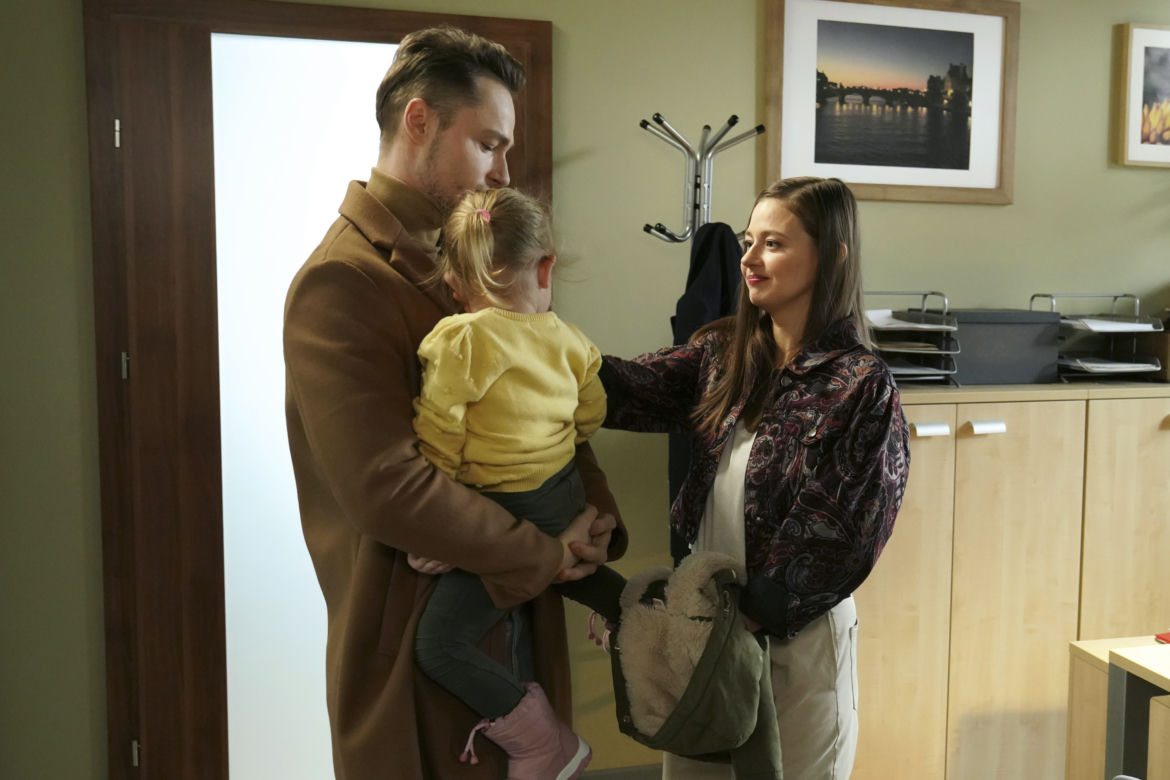 Barwy szczęścia, odc. 2643: Józek (Patryk Pniewski), Gabrysia (Marta Juras), Julcia (Julia Staniszewska)