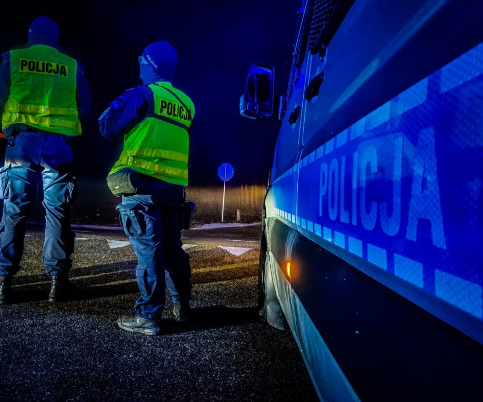 Podlaskie: Akcja policji w punkcie pomocy humanitarnej
