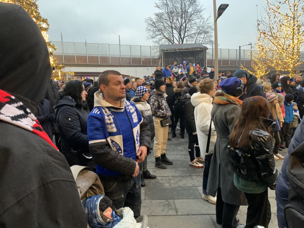 Protest kibiców Ruchu Chorzów w sprawie stadionu 