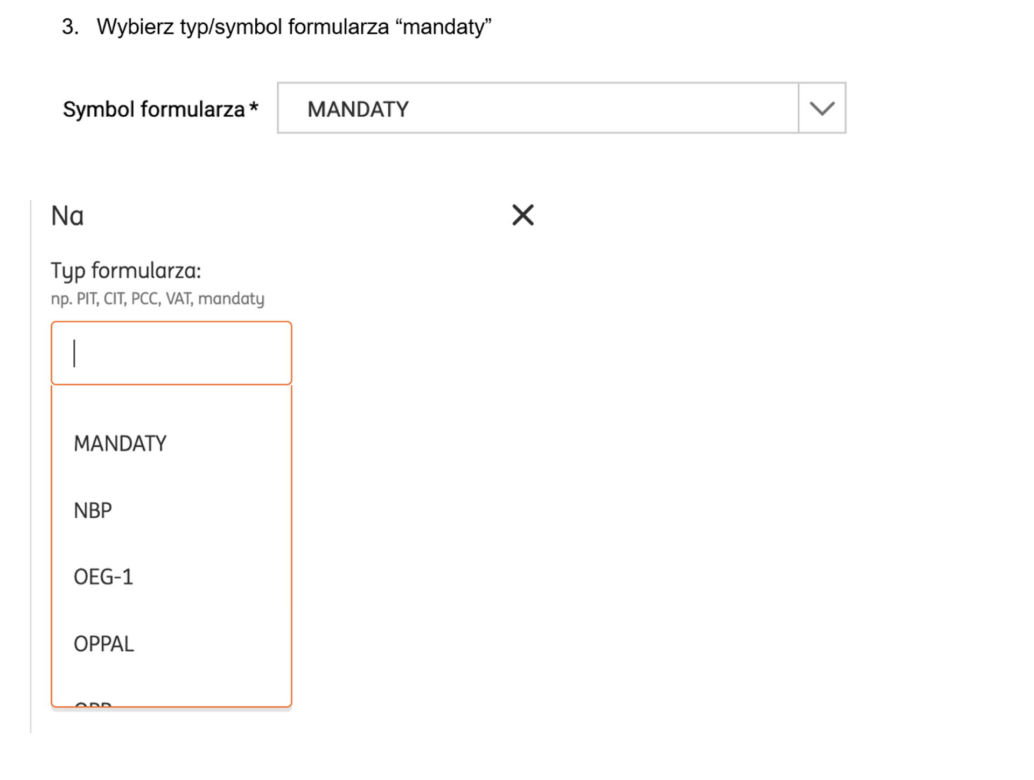 Przelew internetowy za mandat