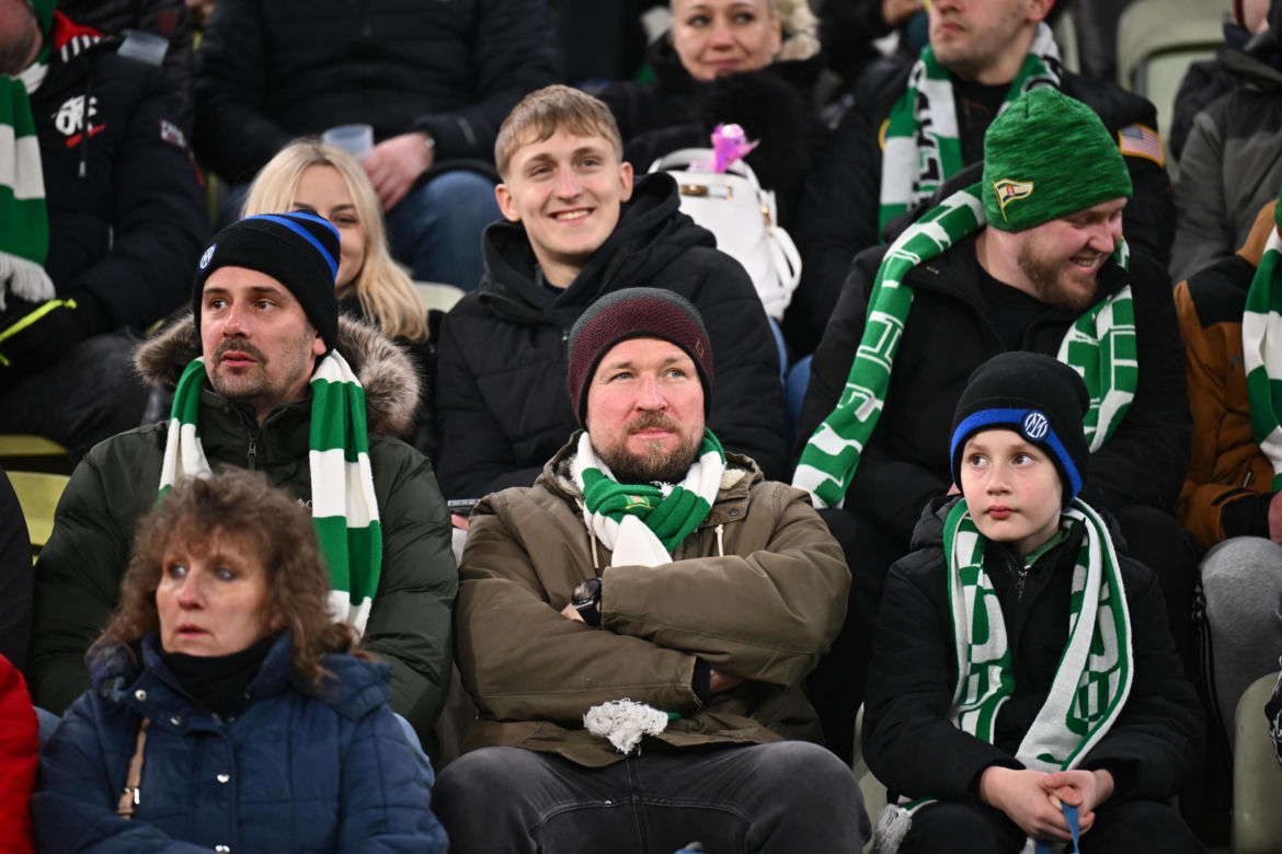 Lechia Gdańsk - Jagiellonia Białystok: Zdjęcia kibiców i zawodników z meczu 24. kolejki PKO BP Ekstraklasy