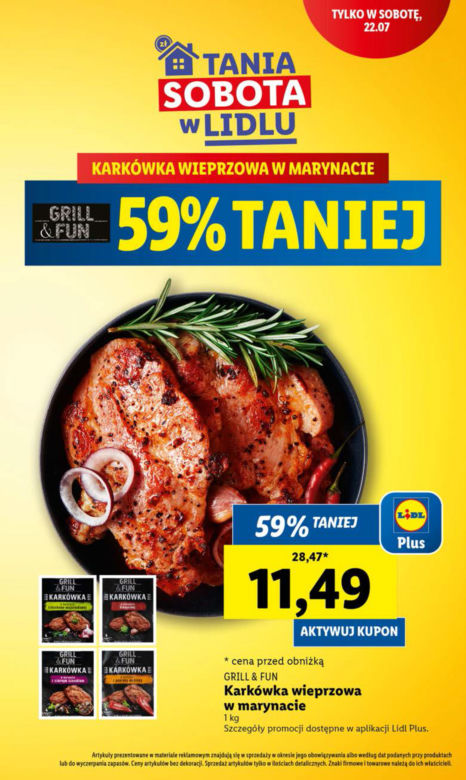 Promocje w Lidlu na sobotę