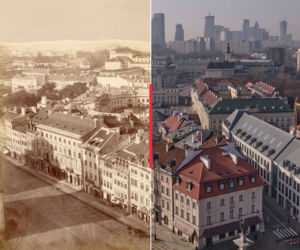 Warszawa kiedyś i dziś! Porównaj archiwalne fotografie ze współczesnymi