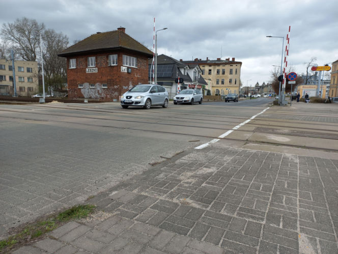 Ulica Święciechowska w Lesznie przed remontem