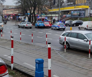Wypadek na skrzyżowaniu Traugutta i Wasilkowskiej. Zderzyły się 3 samochody [ZDJĘCIA]