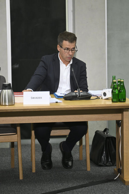Ernest Bejda przed komisją ds. Pegasusa