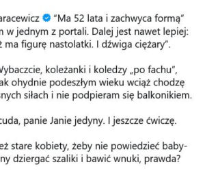 Nie dzierga szalików, nie opiekuje się wnukami. Joanna Racewicz nie daje sobie w kaszę dmuchać!