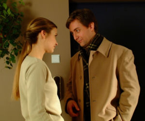 M jak MIŁOŚĆ. Małgosia Chodakowska (Joanna Koroniewska), Konrad Badecki (Rafał Królikowski)
