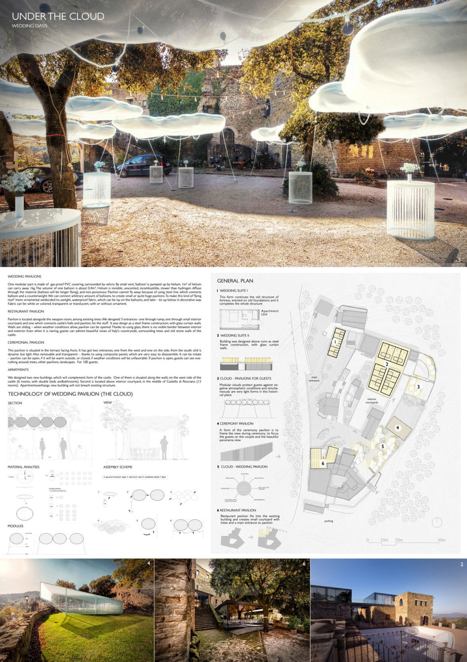 "Under the Cloud" - praca nagrodzona w konkursie "Wedding Oasis"