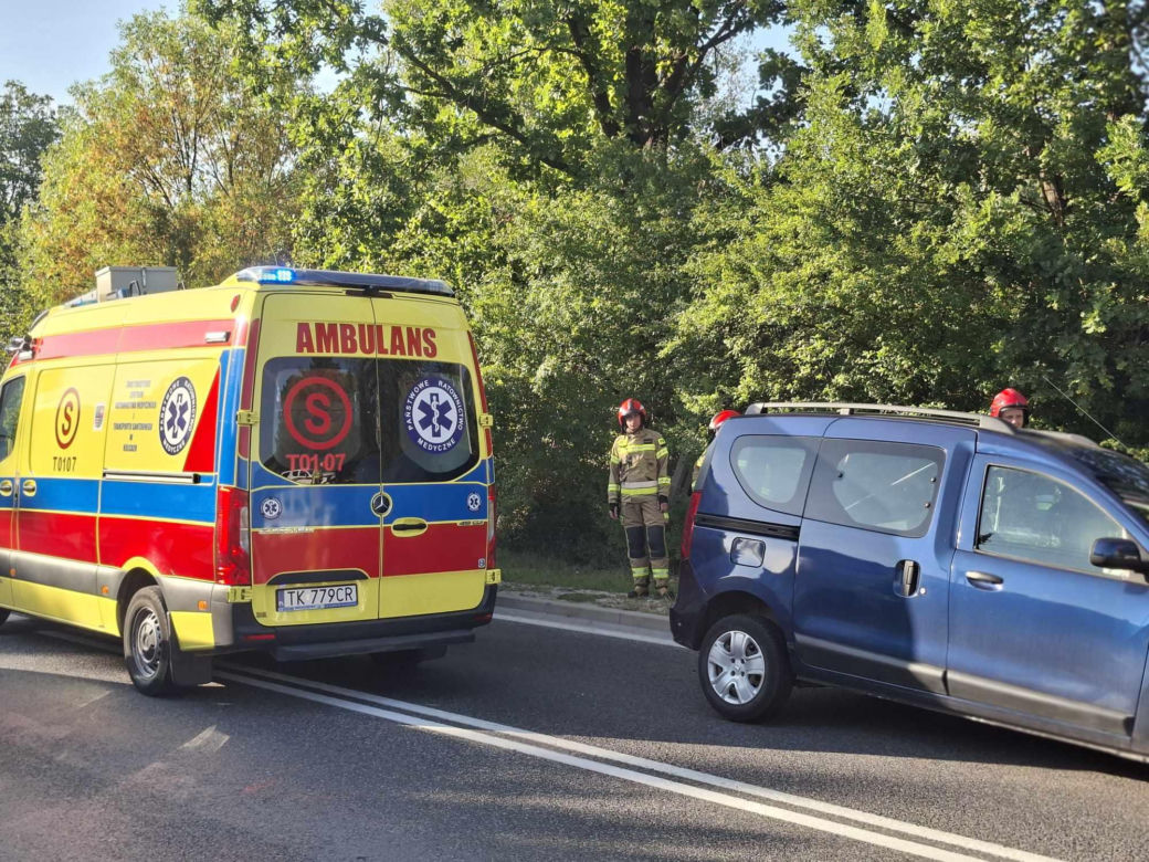 Wypadek na Kieleckiej w Starachowicach