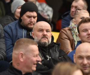 PRES Grupa Deweloperska Toruń - Stelmet Falubaz Zielona Góra, zdjęcia kibiców i zawodników ze sparingu na Motoarenie