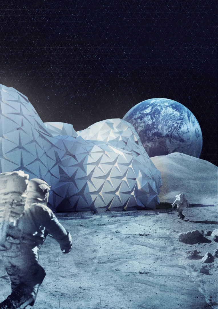 Wizualizacja projektu Lunar Test Lab (2016)