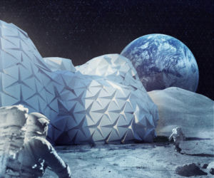 Wizualizacja projektu Lunar Test Lab (2016)