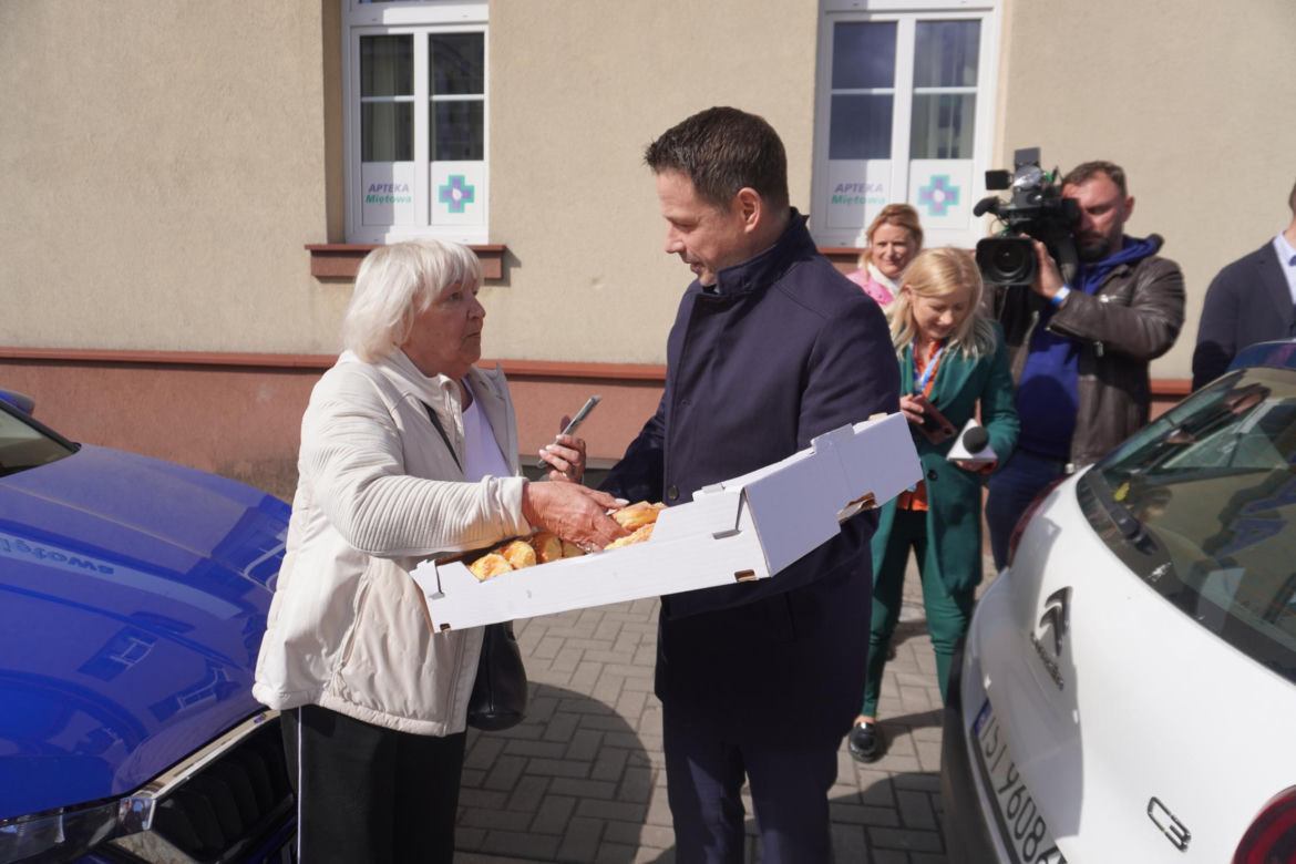 Rafał Trzaskowski w Skarżysku-Kamiennej. 19 maja 2025
