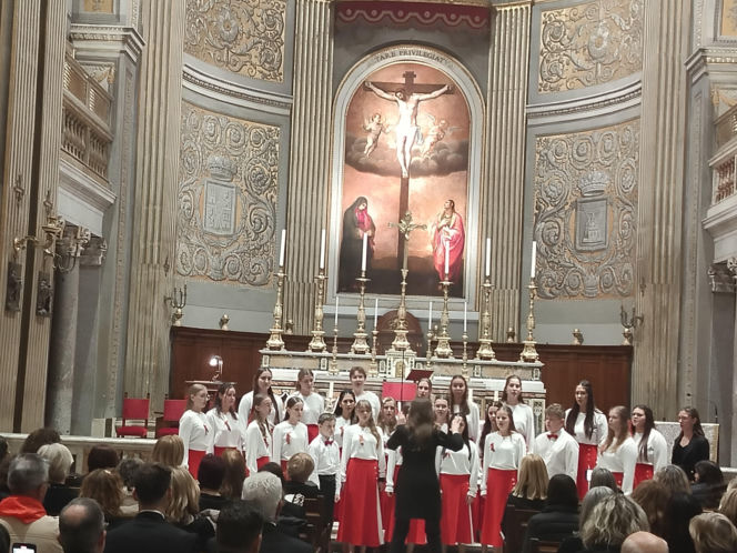 Chór La Musica podczas Roku Jubieluszowego w Rzymie.