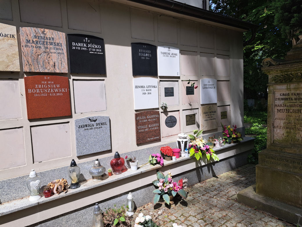 Groby znanych Polaków na cmentarzu ewangelickim