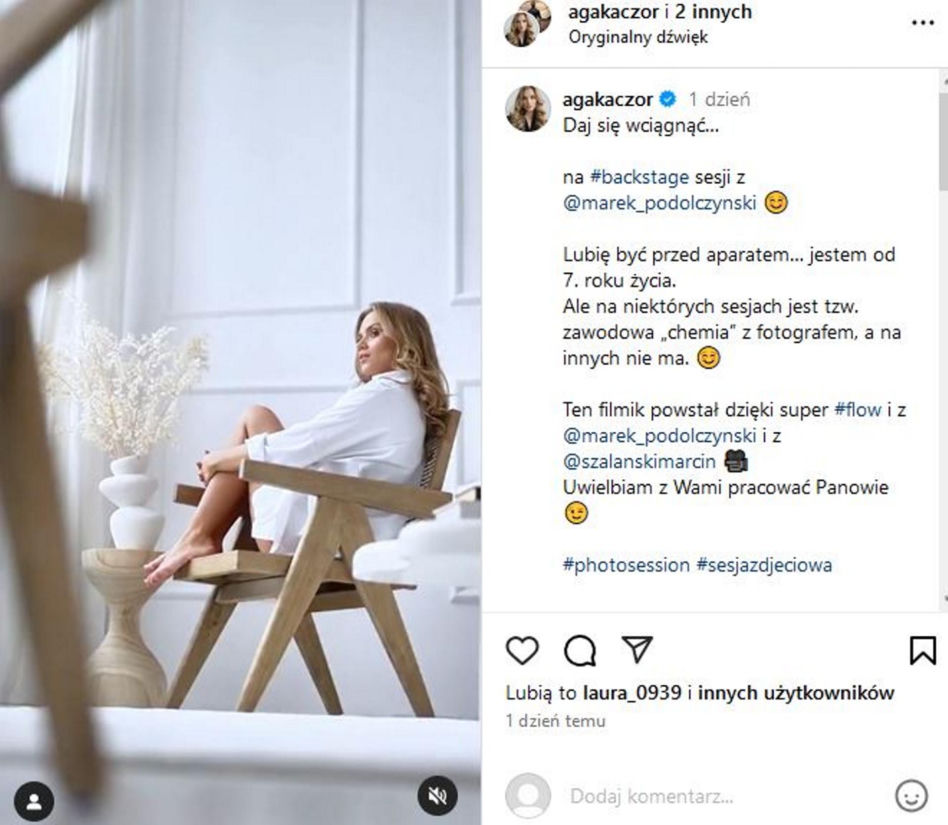 Agnieszka Kaczorowska podzieliła się z fanami nietypowym nagraniem. "Ktoś rozkwita"