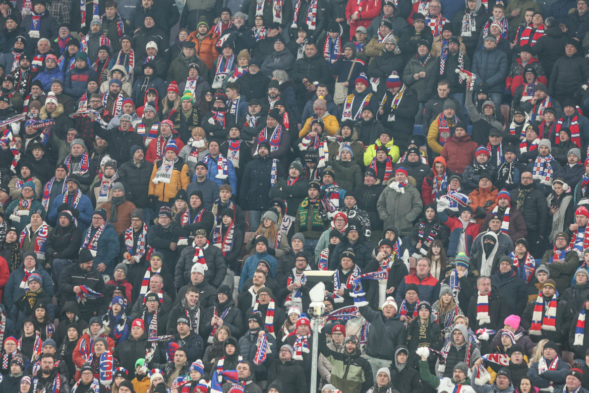 Górnik Zabrze - Pogoń Szczecin: Zdjęcia kibiców z meczu 22. kolejki PKO BP Ekstraklasy