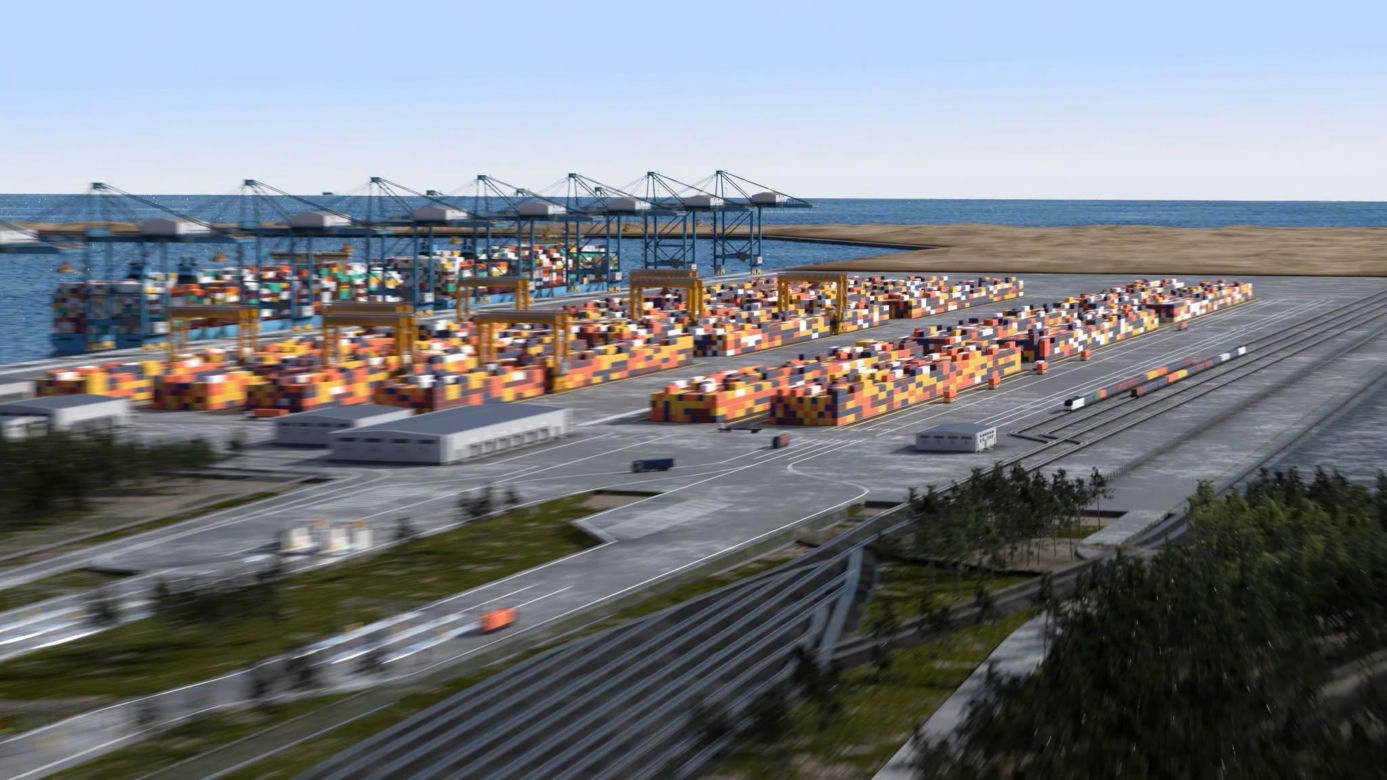 Głębokowodny Terminal Kontenerowy w Świnoujściu w ramach budowy Przylądka Pomerania