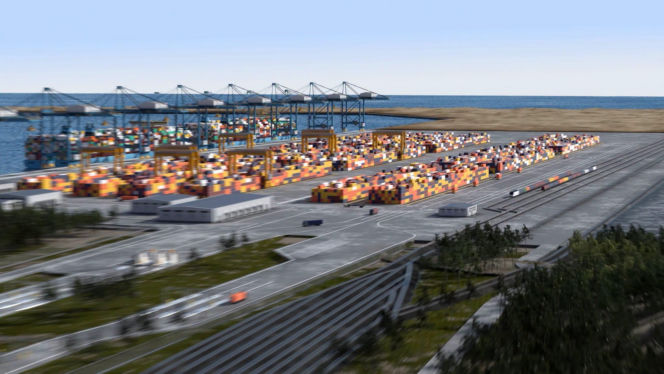 Głębokowodny Terminal Kontenerowy w Świnoujściu w ramach budowy Przylądka Pomerania