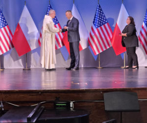 Spotkanie Karola Nawrockiego z Polonią na Queensie