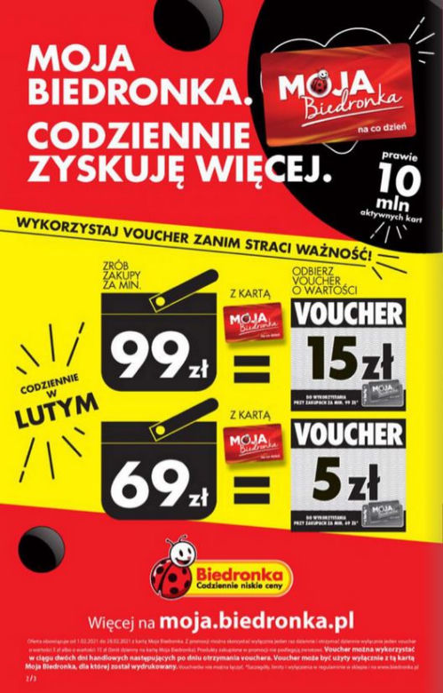 Codziennie vouchery na następne zakupy