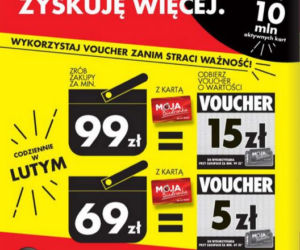 Codziennie vouchery na następne zakupy