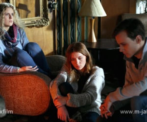	M jak miłość odc. 1117. Darek Maj (Marcel Sabat), Ula (Iga Krefft), Natalka (Marcjanna Lelek)