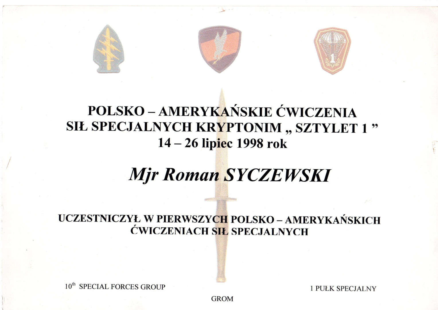 Na wzór Zielonych Beretów. Jak „Lubliniec” nawiązywał pierwsze kontakty z NATO?