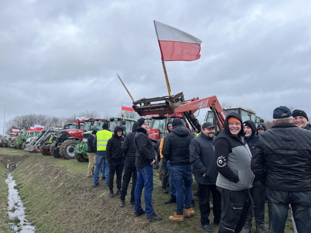 Protest rolników na Pomorzu. Kosakowo