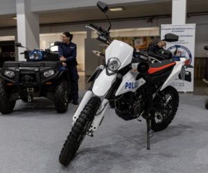 Policjanci na Poznań Motor Show