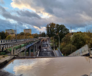 Koszalin: Most zawalił się na samochód