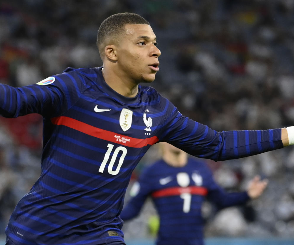 Kylian Mbappe, Francja - Niemcy na Euro 2020