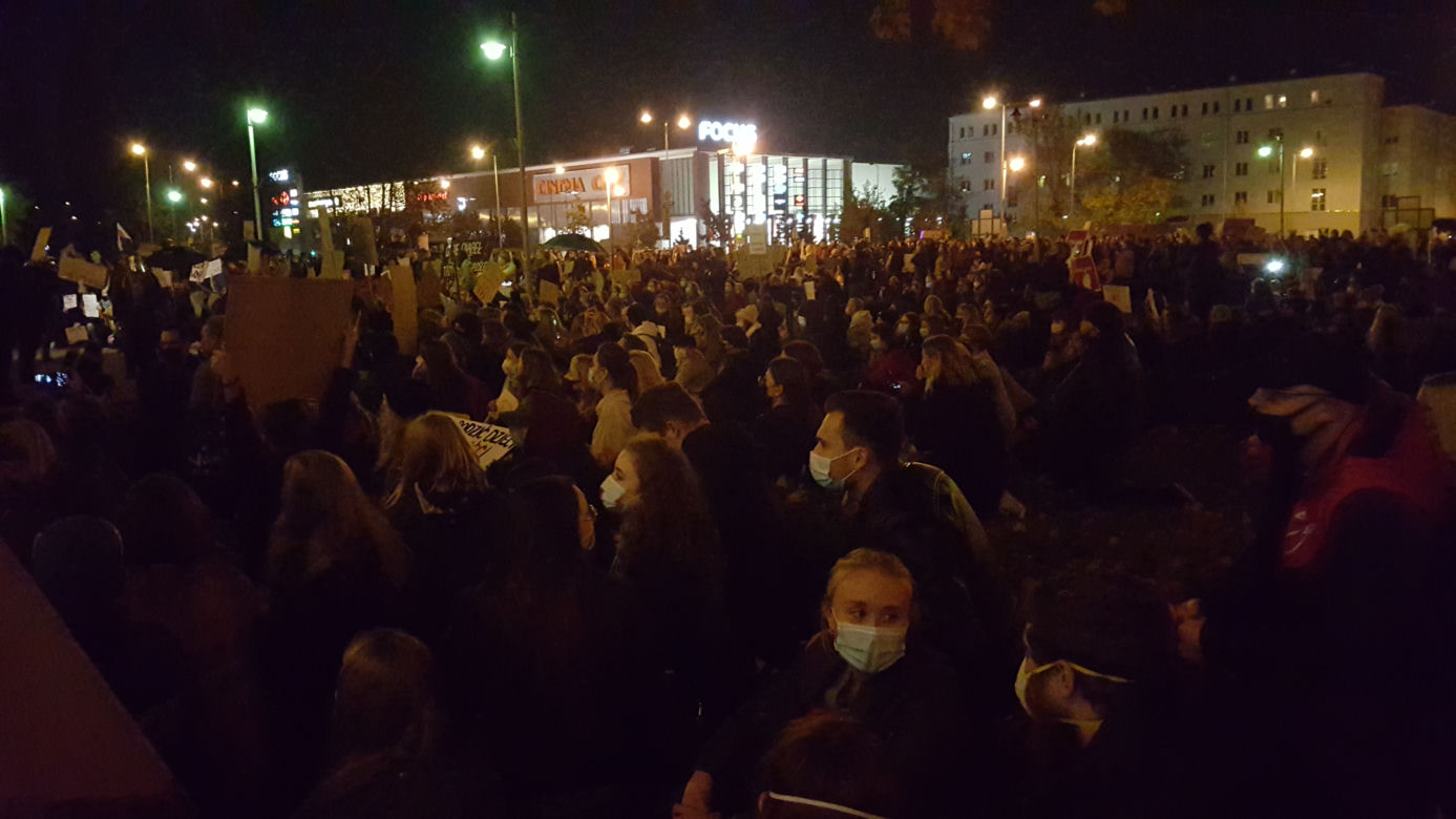 Protest w centrum Bydgoszczy