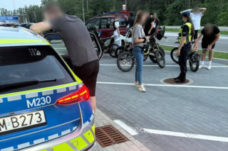 14-latek uciekał przed policją niedopuszczonym do ruchu motorowerem