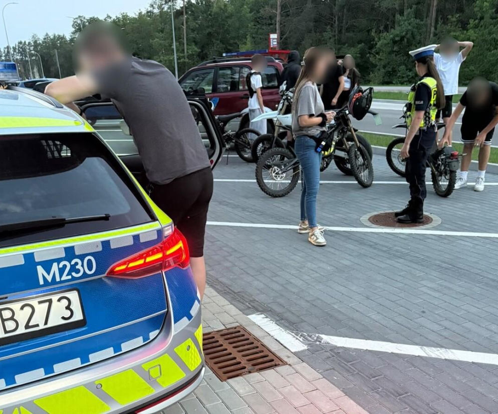 14-latek uciekał przed policją niedopuszczonym do ruchu motorowerem