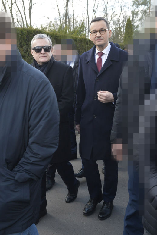 Politycy na pogrzebie Pawła Królikowskiego