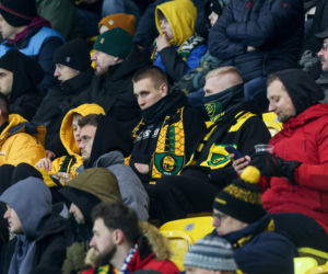 GKS Katowice - Widzew Łódź, zdjęcia kibiców z meczu 20. kolejki PKO BP Ekstraklasy