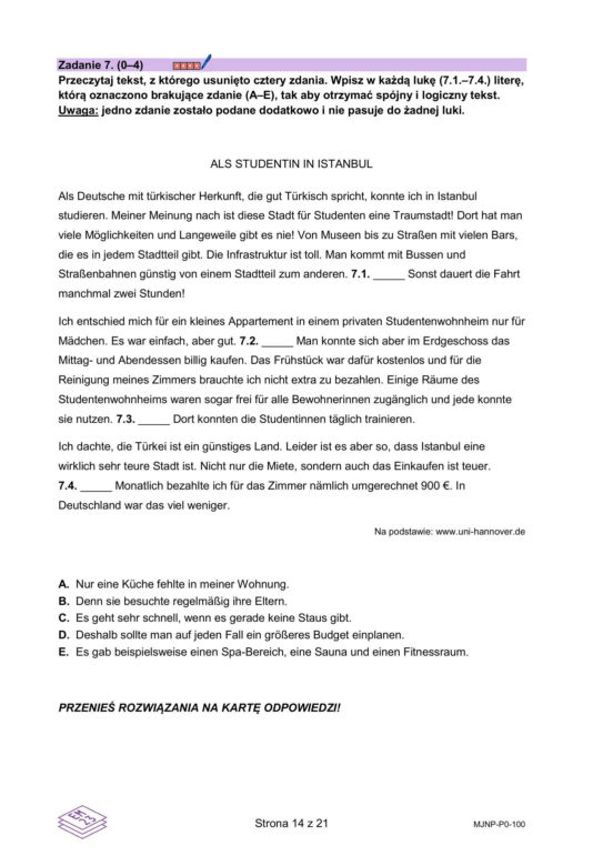 Matura 2026 z NIEMIECKIEGO: arkusze CKE, poziom podstawowy [Formuła 2023] 06.05.2026
