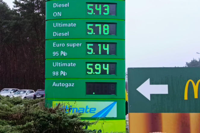 Ceny paliwa w Lubieszynie