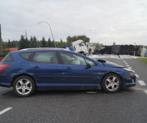 Potworny wypadek ciężarówek pod Górą Kalwarią! 