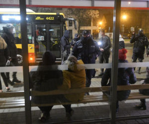 Protest pod domem Kaczyńskiego
