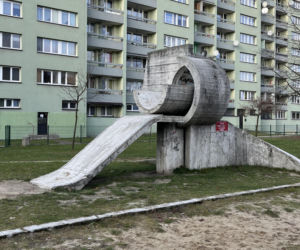 Betonowa zjeżdżalnia w Tychach