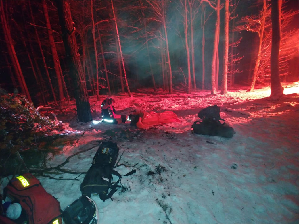 GDYNIA: Chciał się SPRAWDZIĆ ZIMĄ W LESIE, omal nie zamarzł. Miłośnik survivalu postawił na nogi WSZYSTKIE SŁUŻBY! [ZDJĘCIA]