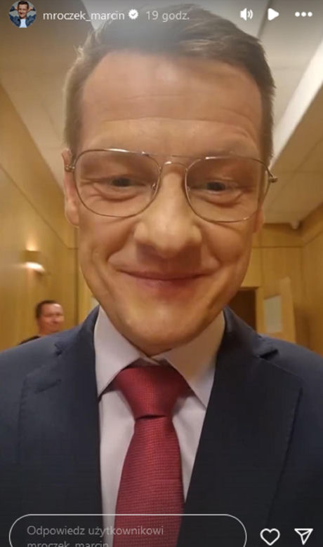 	M jak miłość nowy sezon po wakacjach 2025. Piotrek (Marcin Mroczek) na planie