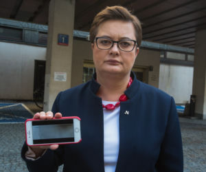 To on groził śmiercią Lubnauer
