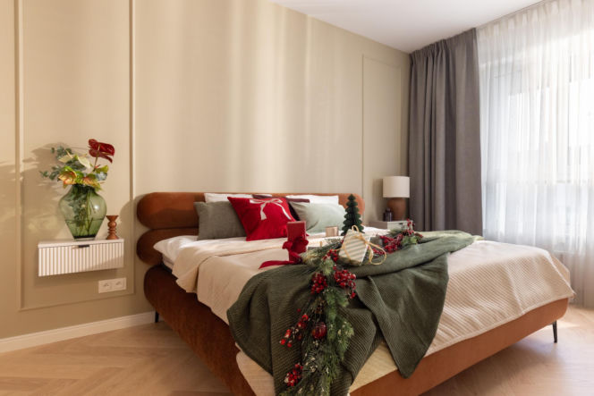 Mieszkanie w świątecznej aranżacji