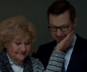 M jak miłość odc. 1428. Barbara (Teresa Lipowska), Piotrek (Marcin Mroczek)