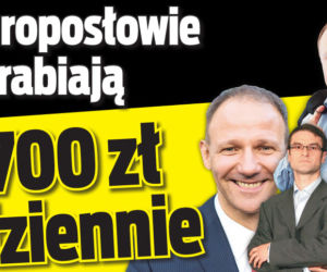 Europosłowie zarabiają 1700 zł dziennie Polska Rodzina ma 1700 zł na miesiąc